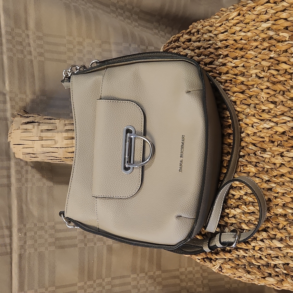 Dana Buchman Pebbled Faux Leather Crossbody (bin 5) - Picture 1 of 10